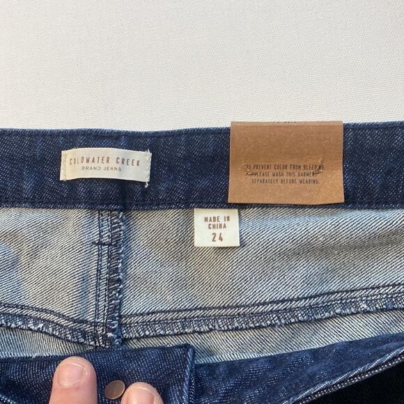 Coldwater Creek High Rise Cropped Jeans NWT - Picture 3 of 9